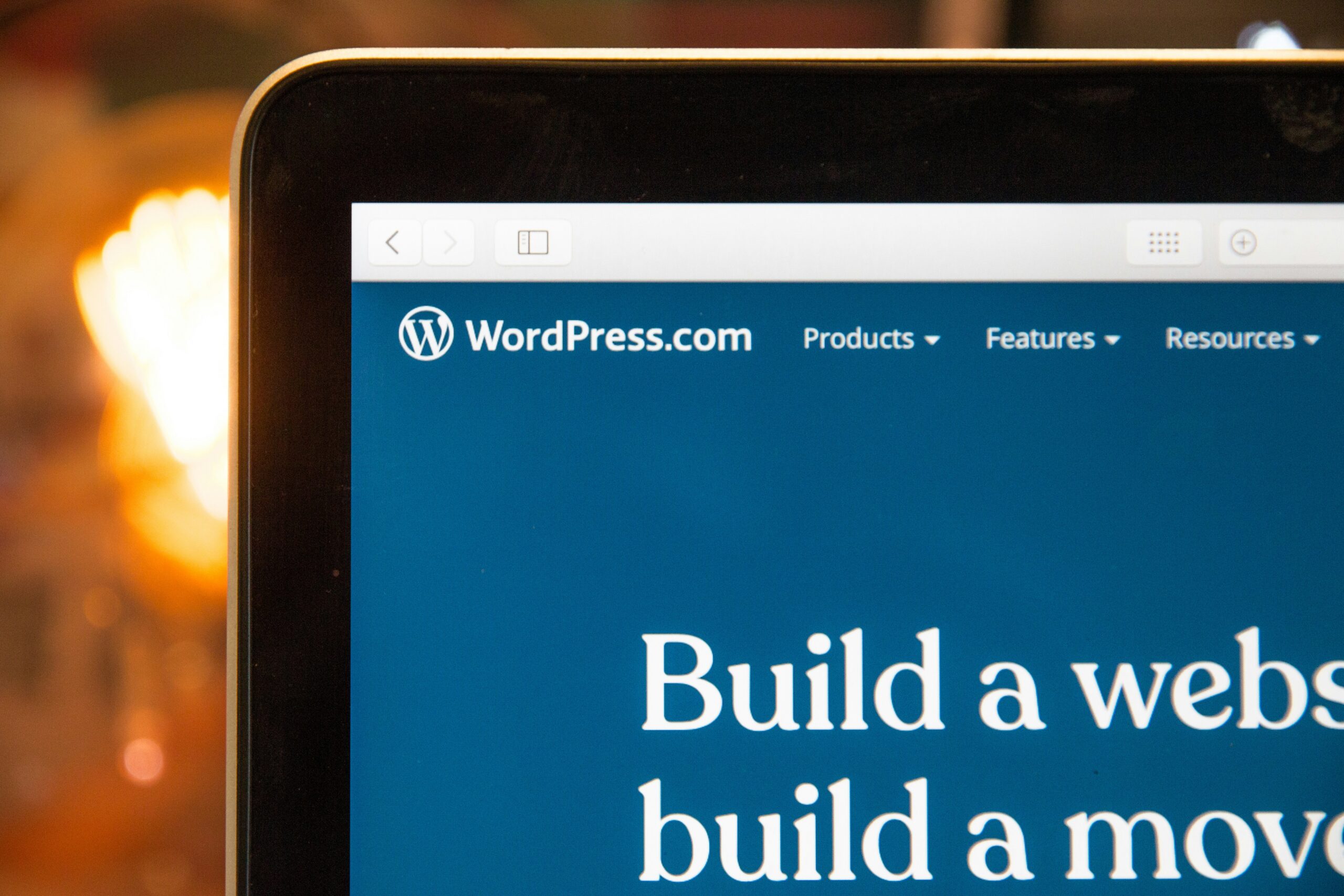 wordpressの画面